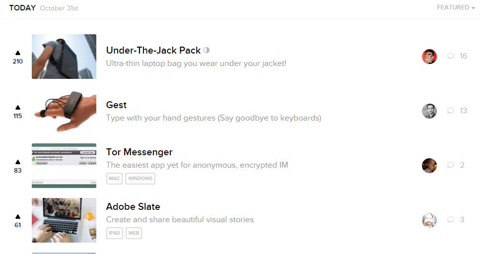 Product Hunt 3