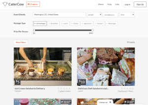 Washington DC CaterCow Catering Search