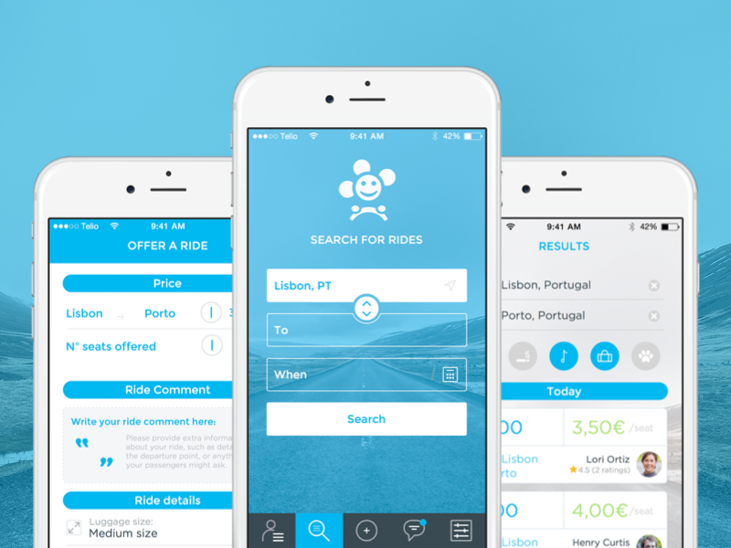 Résultat de recherche d'images pour "blablacar app"