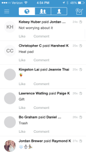 Venmo Social Feed