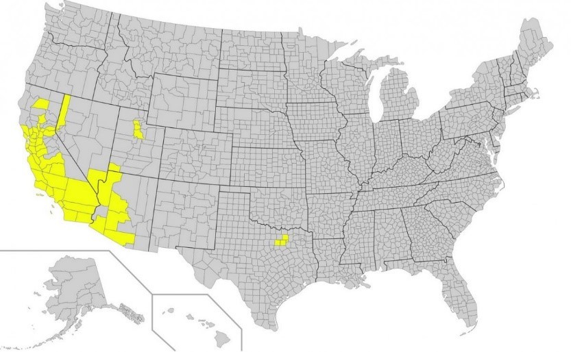 In And Out Map The Tragic Map Of The Only Places You Can Get In-N-Out Burger [1] -  Technology And Operations Management