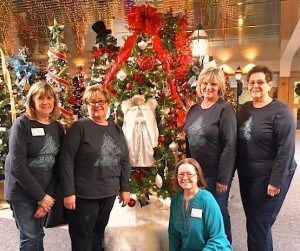 Volunteers at the Festival of Trees