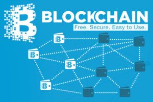 Blockchain technology allows records to be collectively owned and managed across a network. Image courtesy of WSJ.