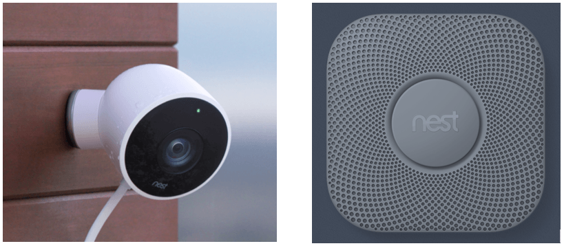 Nest Outdoor Cam and Protect. Source: Nest