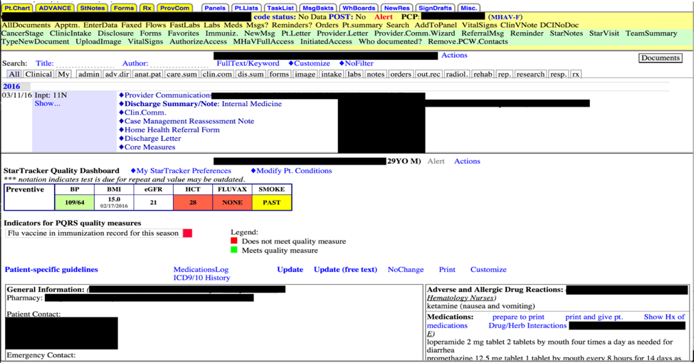 Electronic Charting System For Nurses