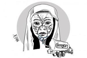 Cartoon by Colombian cartoonist Xtian, November 3rd 2016
