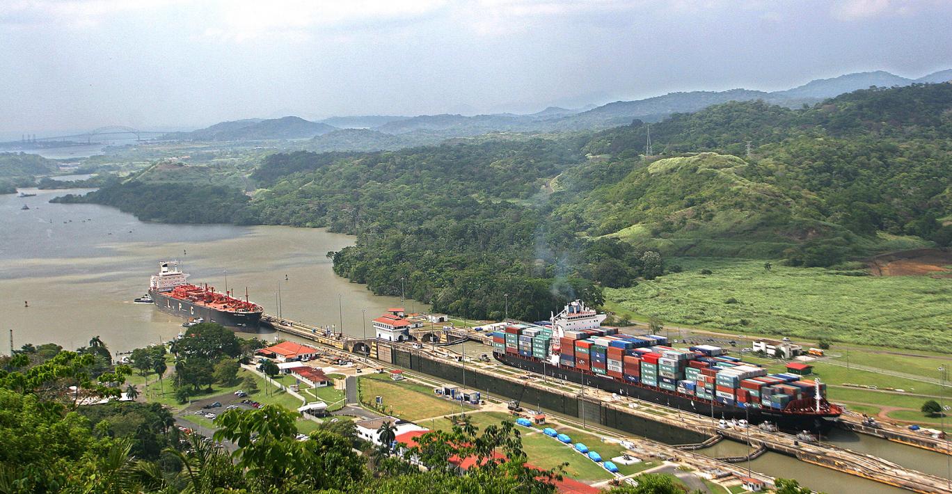 The Panama Canal in 2016. 