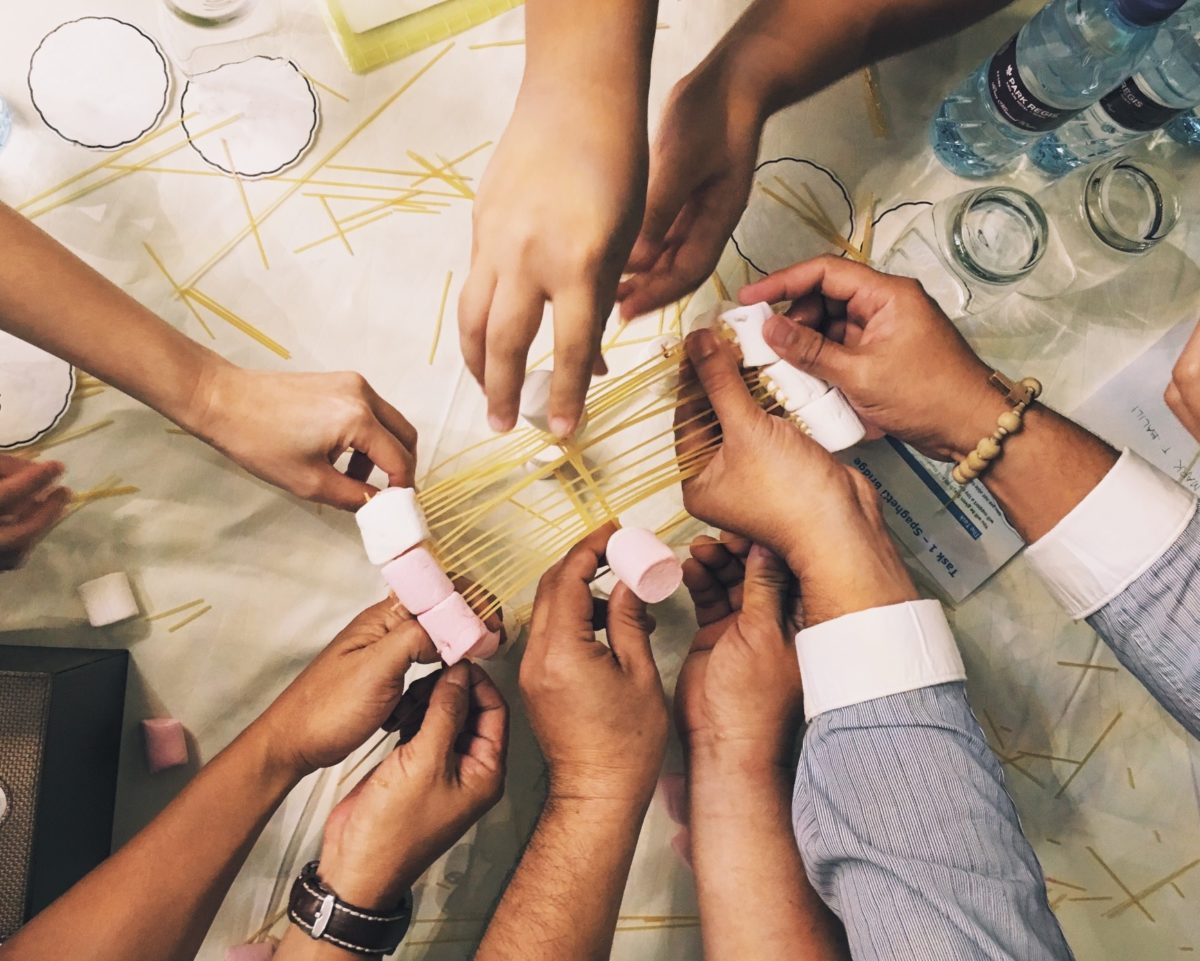 People working together on a project