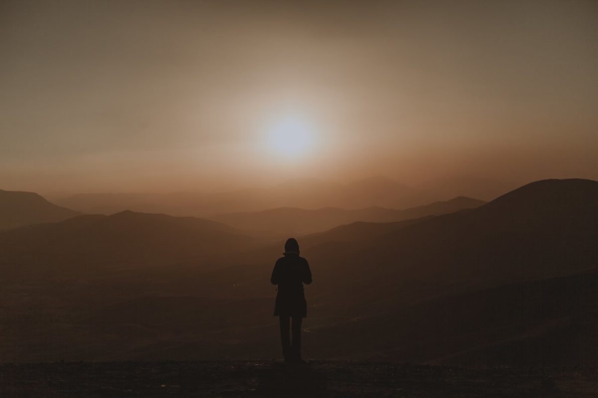Staring at the sunset